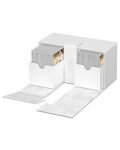 Kutija za kartice i dodatke Ultimate Guard Twin Flip`n`Tray XenoSkin - Monocolor White (200+ kom.) - 4t